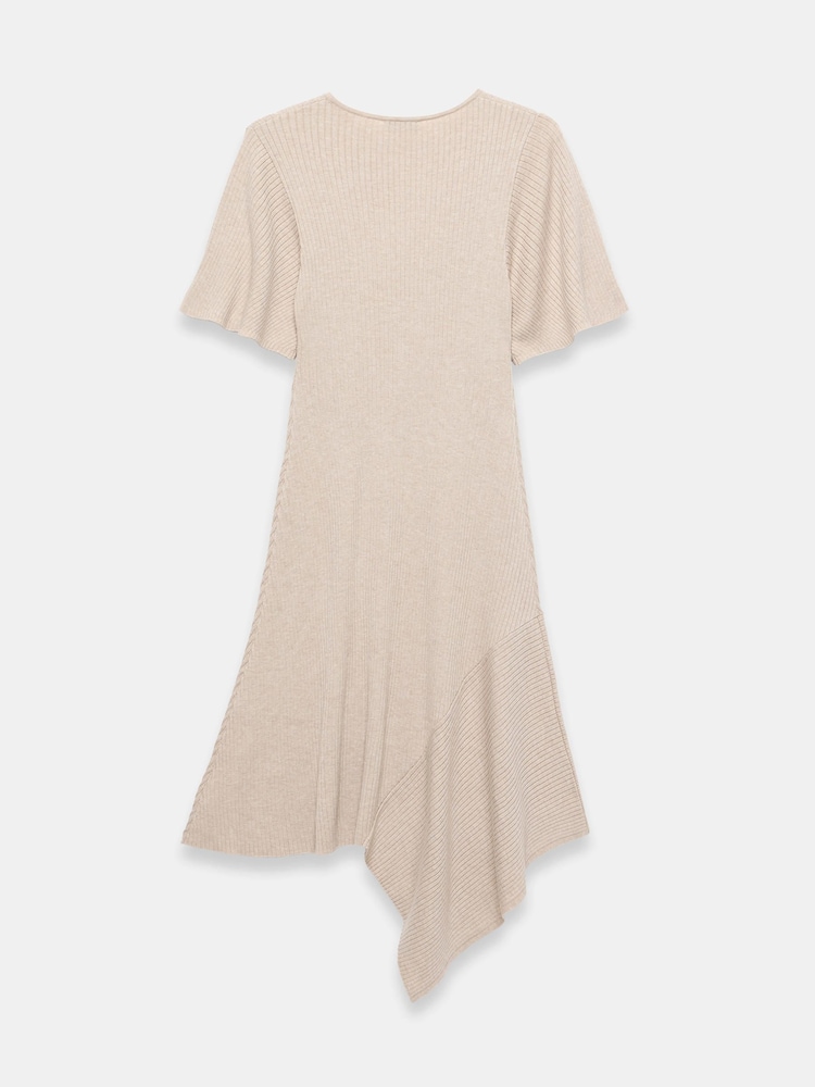 Nature - Robe mi-longue Mint Velvet en maille côtelée - Image 8 de 8