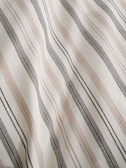 Appletree Natural Yarn Dyed Thin Stripe Woven Duvet Cover Set - Image 3 of 3