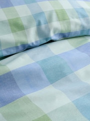 طقم غطاء لحاف بنقشة مربعات Block Check سهل العناية من Fusion - Image 3 of 4