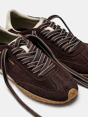 HOFF Brown Bridge Full Leather Trainers - Image 6 of 6