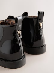Black Bow Detail Ankle Boots - Image 4 of 5