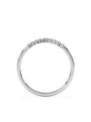 The Diamond Store White 0.15ct Lab Diamond Wishbone Ring H/Si Quality in 925 Sterling Silver - Image 2 of 8