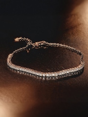 The Diamond Store White Adjustable Lab Diamond Tennis Bracelet 0.50ct in 925 Silver - Image 5 of 7