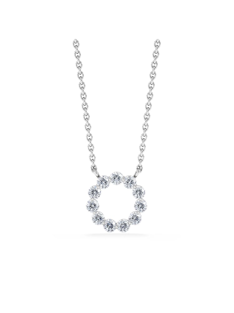 The Diamond Store White Eternal Glow Lab Diamond Necklace 0.25ct in 925 Silver - Image 2 of 6