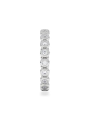 The Diamond Store White Bezel-Set Eternity Lab Diamond Ring 0.33ct in 925 Silver - Image 7 of 8