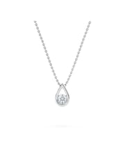 The Diamond Store White Teardrop 0.21ct Round Cut Lab Grown Stud Earrings in Sterling Silver - Image 3 of 3