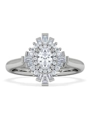 The Diamond Store White The Radiance Lab Diamond Ring 0.52ct H/SI Set in 925 Silver - Image 4 of 8