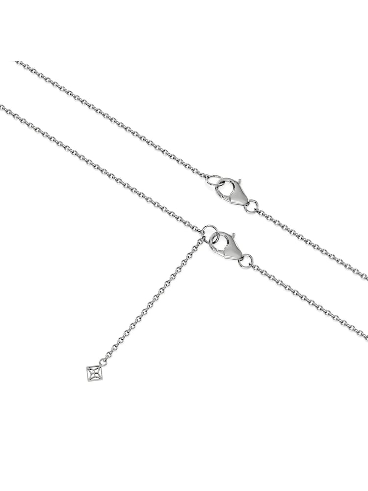 The Diamond Store White Horizon Round Cut Lab Diamond Solitaire Necklace 0.25ct H/SI in 925 Silver - Image 2 of 7