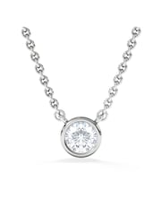 The Diamond Store White Horizon Round Cut Lab Diamond Solitaire Necklace 0.25ct H/SI in 925 Silver - Image 3 of 7