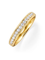 The Diamond Store White Lab Diamond Heritage Half Eternity Ring 0.30ct H/SI in 18K Gold Vermeil - Image 4 of 7