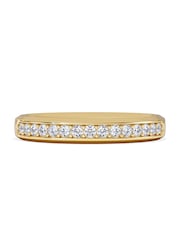The Diamond Store White Lab Diamond Heritage Half Eternity Ring 0.30ct H/SI in 18K Gold Vermeil - Image 5 of 7