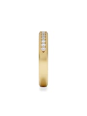The Diamond Store White Lab Diamond Heritage Half Eternity Ring 0.30ct H/SI in 18K Gold Vermeil - Image 6 of 7