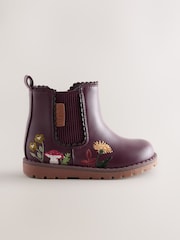 Rojo burdeos - Botines Chelsea - Imagen 2 de 5