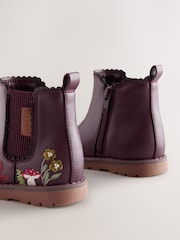Rojo burdeos - Botines Chelsea - Imagen 3 de 5