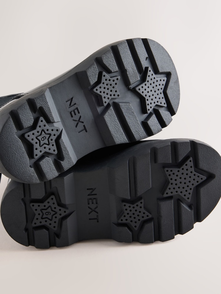 Black Patent Chelsea Chunky Ankle Boots - Image 5 of 5