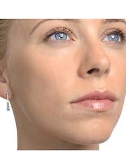 The Diamond Store White Trilogy Drop Earrings 0.12ct Lab Diamonds 925 Sterling Silver - Image 3 of 4