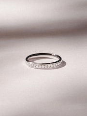 The Diamond Store White Lab Diamond Heritage Half Eternity Ring 0.30ct H/SI in 925 Silver - Image 2 of 8
