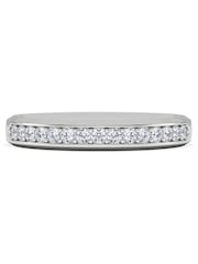 The Diamond Store White Lab Diamond Heritage Half Eternity Ring 0.30ct H/SI in 925 Silver - Image 4 of 8