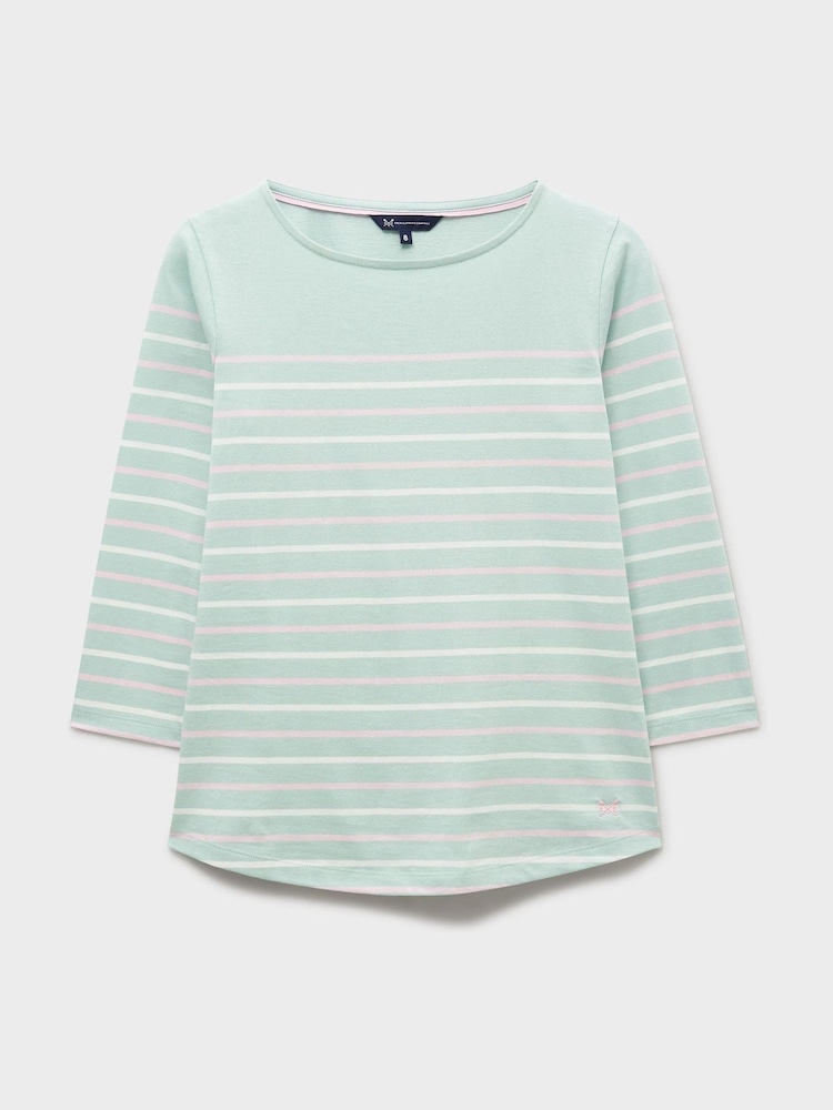 Crew Clothing Blue Essential Breton Top - Image 5 of 5