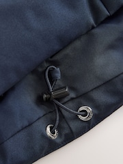 Navy Quilted Hybrid Hooded Jacket - Image 12 of 12