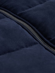 Marin - Faux Suede Quilted Padded Gilet - Bild 8 av 11