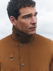 Tan Brown Shower Resistant Tri Blend Barn Jacket - Image 5 of 11