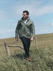 Khaki Green Waterproof Rubberised Anorak Jacket - Image 5 of 8
