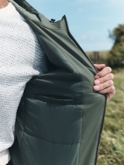 Khaki Green Waterproof Rubberised Anorak Jacket - Image 7 of 8