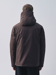 Braun - Shower Resistant Padded Lined Jacket - Bild 3 von 9
