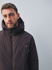 Braun - Shower Resistant Padded Lined Jacket - Bild 5 von 9