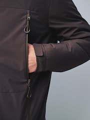 Braun - Shower Resistant Padded Lined Jacket - Bild 7 von 9