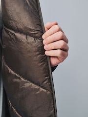 Braun - Shower Resistant Padded Lined Jacket - Bild 8 von 9