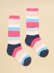 Rayas rosas - Calcetines mullidos para niños de Joules - Imagen 1 de 3