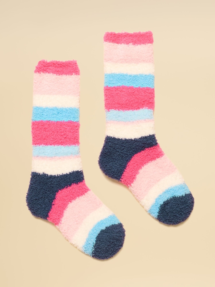 Rayas rosas - Calcetines mullidos para niños de Joules - Imagen 1 de 3 Rayas rosas - Calcetines mullidos para niños de Joules - Imagen 1 de 3