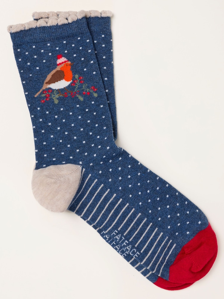 Chaussettes FatFace Robin - Image 1 de 2