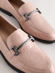Rose Pink Wide Fit Forever Comfort® Trim Hardware Loafers - Image 8 of 8