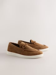 Tan Brown Casual Rope Loafers - Image 2 of 5