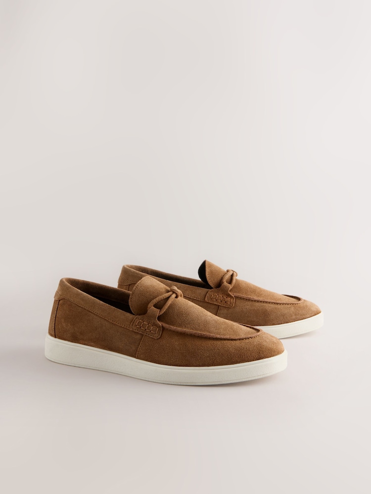 Tan Brown Casual Rope Loafers - Image 2 of 5