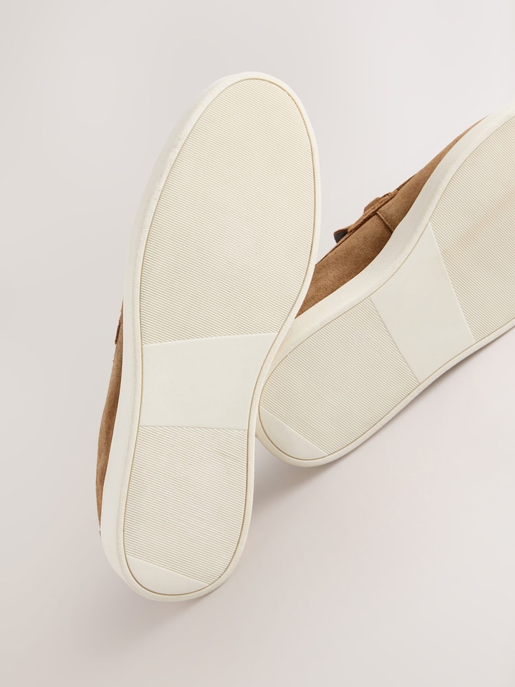 Tan Brown Casual Rope Loafers - Image 5 of 5