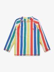 לבן - גופיית גלישה עשויה בד המגן מפני קרינת השמש UV לבנים של Muddy Puddles - תמונה 3 מתוך 5