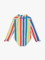 ホワイト - Muddy Puddles UV 保護 スイムスーツ - 画像 4 / 5