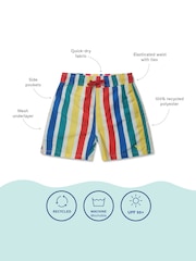 לבן - Muddy Puddles מכנסי שחייה קצרים באפקט הגנה מפני קרני UV - תמונה 5 מתוך 5