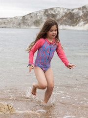 ピンク - Muddy Puddles UV 保護 スイムスーツ - 画像 1 / 5