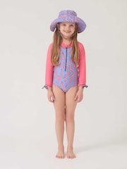 ピンク - Muddy Puddles UV 保護 スイムスーツ - 画像 2 / 5