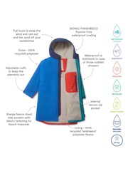 כחול  - Muddy Puddles עליונית-חלוק החלפה חסינת מים - תמונה 7 מתוך 7