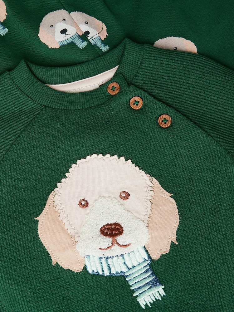 Monsoon Baby Digby Dog Jumper & Joggers Set - 圖片 3,共 3 Monsoon Baby Digby Dog Jumper & Joggers Set - 圖片 3,共 3