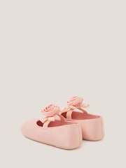 Monsoon Pink Baby Rosette Boots - Image 3 of 3