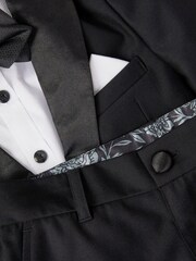 Monsoon Black Luca Tuxedo with Bow Tie 4-Piece - Image 4 of 4