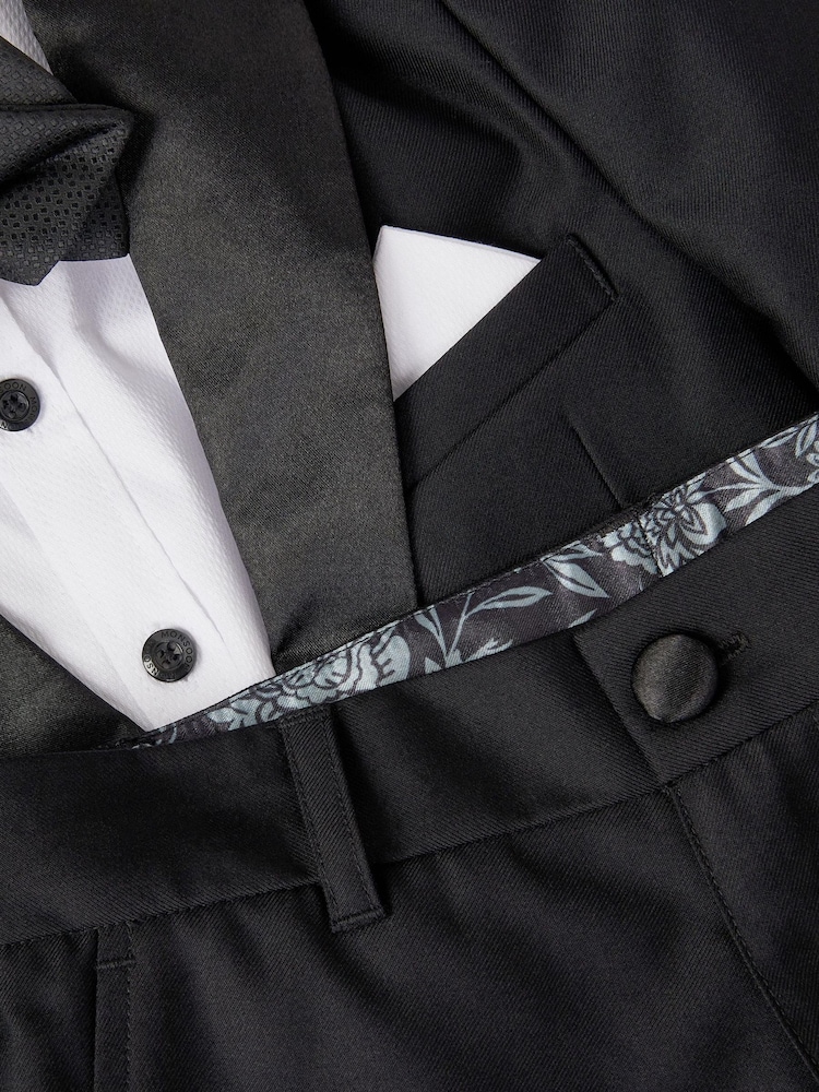 Monsoon Black Luca Tuxedo with Bow Tie 4-Piece - Image 4 of 4