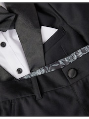 Monsoon Black Luca Tuxedo with Bow Tie 4-Piece - Image 5 of 5
